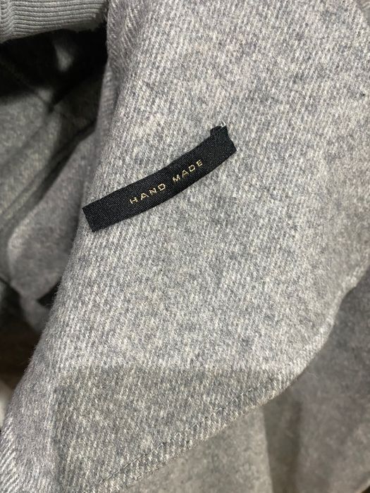 Свободно вълнено палто Zara в светлосиво