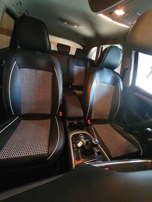 Huse piele auto noi Audi q5 Passat b6