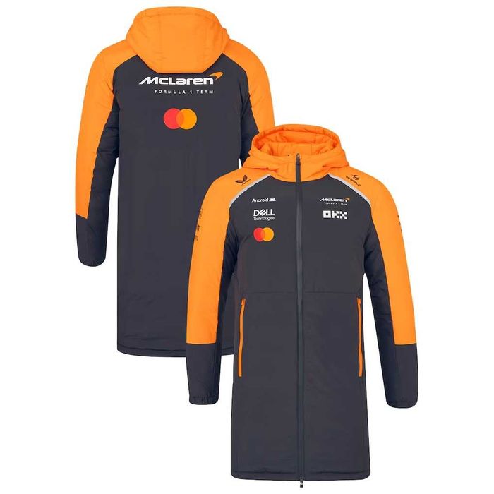 McLaren F1 Team Long Jacket - Оригинално мъжко яке / парка размер L