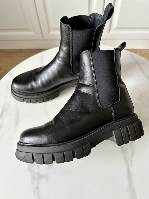 Botine din piele naturala -37