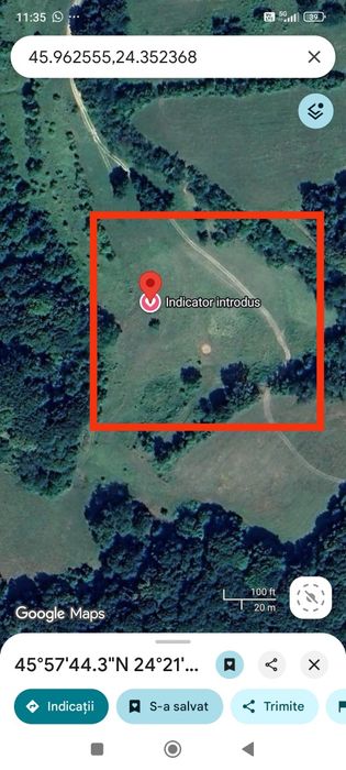 18000 mp teren extravilan in judetul Sibiu 4 euro mp