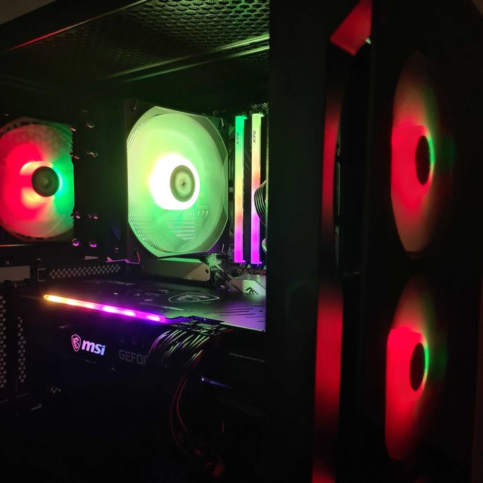 Геймърски Компютър! RTX 3060ti, Ryzen 5 5600, 16GB RAM,  - НОВ