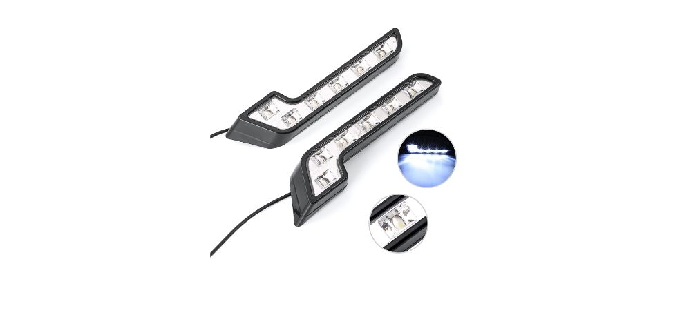 Set 2 Proiectoare Lumini de Zi Auto DRL Universale