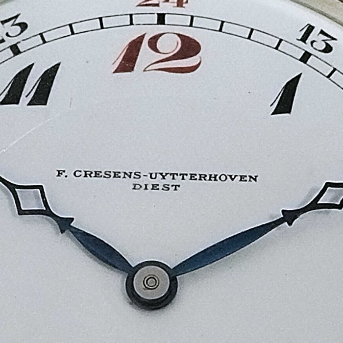 LONGINES джобен часовник, сребро/silver 0,900, идален, много рядък