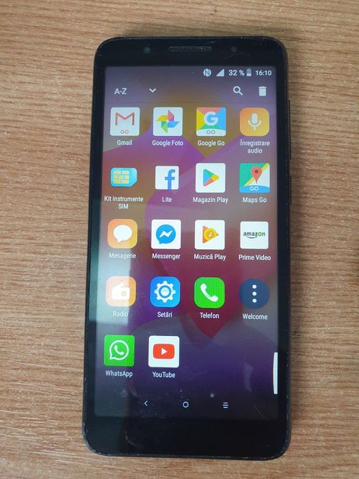 Alcatel 1x 2018 Android 8 dualsim necodat 1Gb RAM sticla fisura