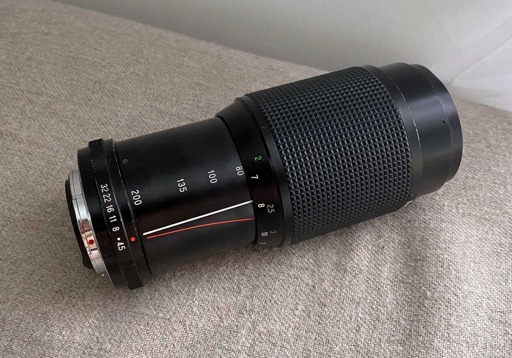 Obiectiv teleobiectiv Vivitar 80-200mm f4.5 MC montura Pentax colectie