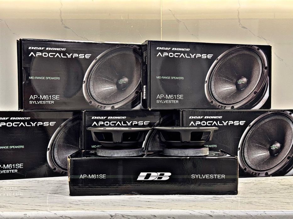Эстрадные колонки*Deaf Bonce*APOCALYPSE*-SILVESTER AP-M61SE(16см)