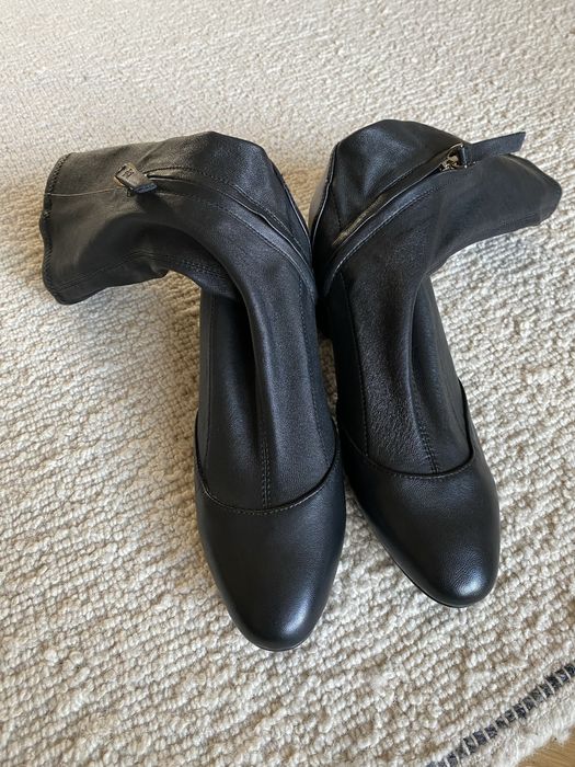 Cizme tip botine NOI din piele naturala foarte moale Massimo Dutti, 38