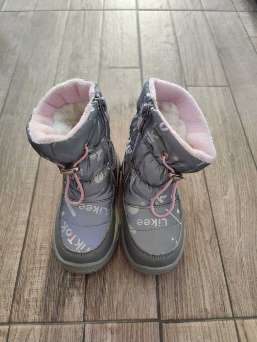 Cizme imblanite impermeabile, marimea 22