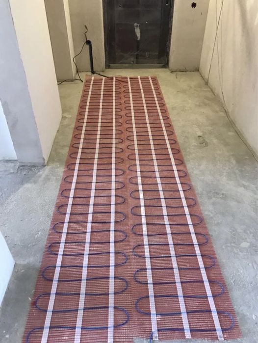 Тёплые полы , монтаж. Тепловизор.