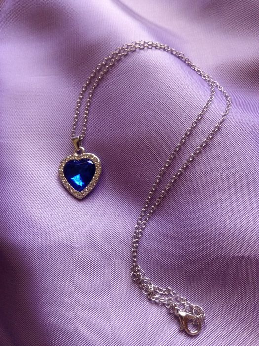 Колие с кристали Сърцето на океана