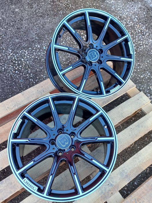 19 Mercedes Brabus 8.5j et38 9.5j et48 Ml Cl E S C Gl Black Polish 4ma