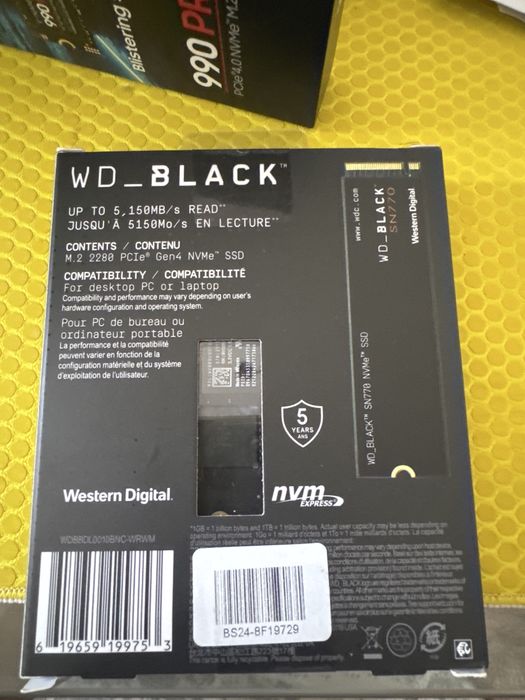Wd_black SN770 NVMe 5150MB/s