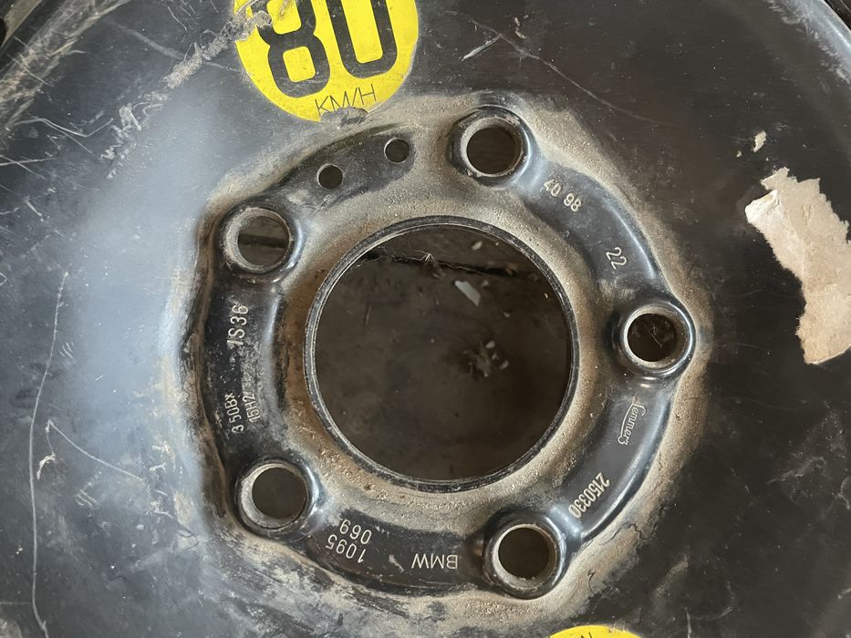 Roata rezerva slim originala BMW