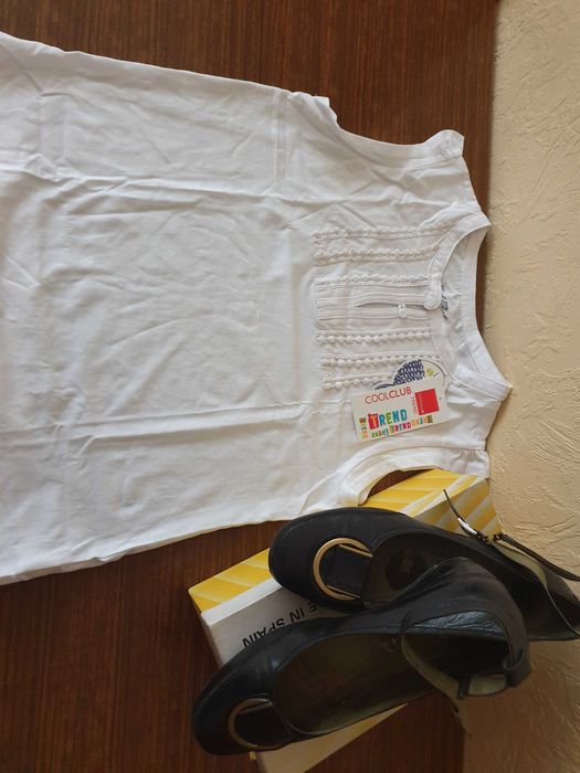 Блуза и туфли для девочки