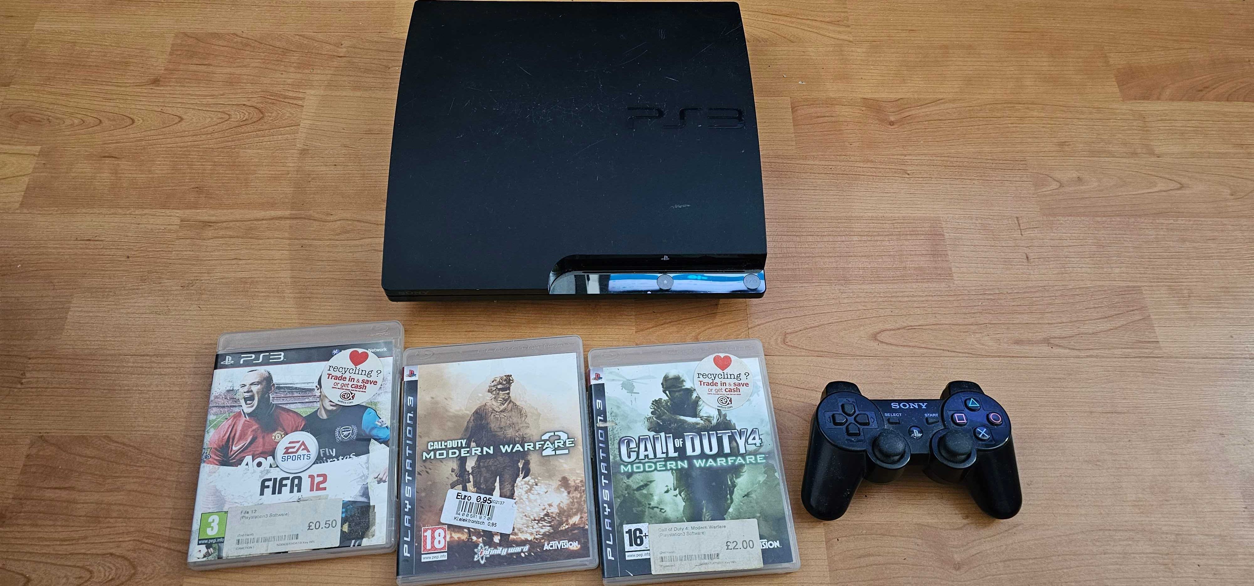 Restored Sony PlayStation 3 Slim 320 GB Charcoal Black Console (Refurbished)