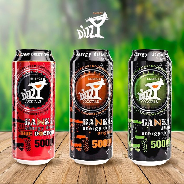 Энергетический напиток DIZZY ENERGY