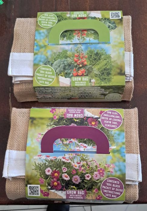 Комплект „Grow Bag“ – зеленчуци и цветя