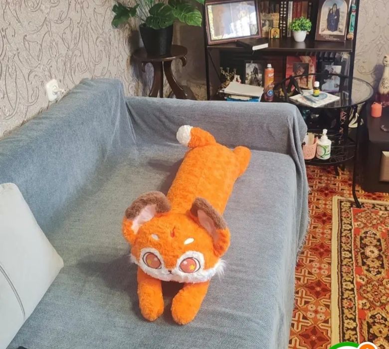 Игрушка подушка лиса