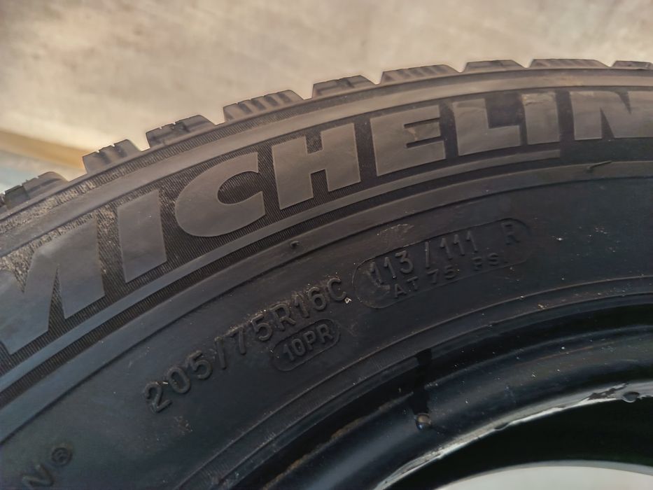 Anvelope MS iarna 205 75 16c Michelin 2025 și 2022 6.5mm