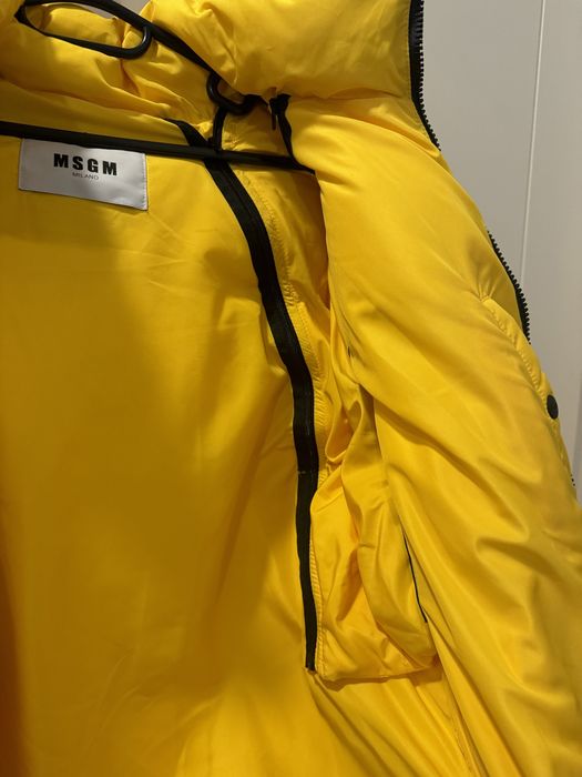 Geaca MSGM galbena noua