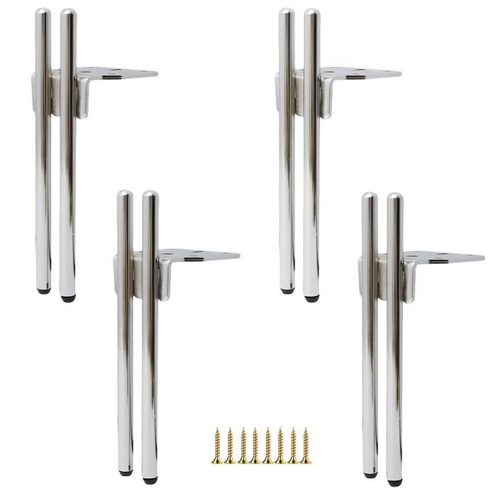 Set 4 picioare mobila metal 18 cm noi