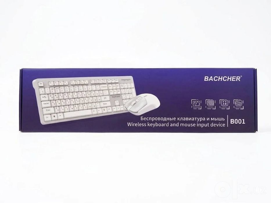 BACHCHER B001 — Simsiz klaviatura va sichqoncha to‘plami