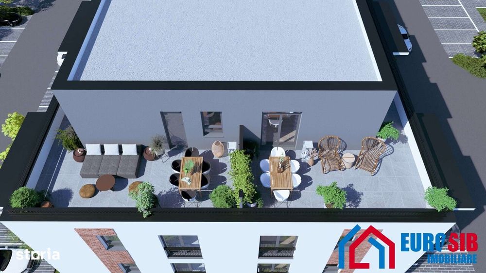Penthouse Apartament 2 camere – terasă 41 mp, Magnolia Sibiu