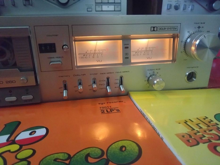 Saba CD-260 Argintiu/ 2-Head 2-Motor tape deck