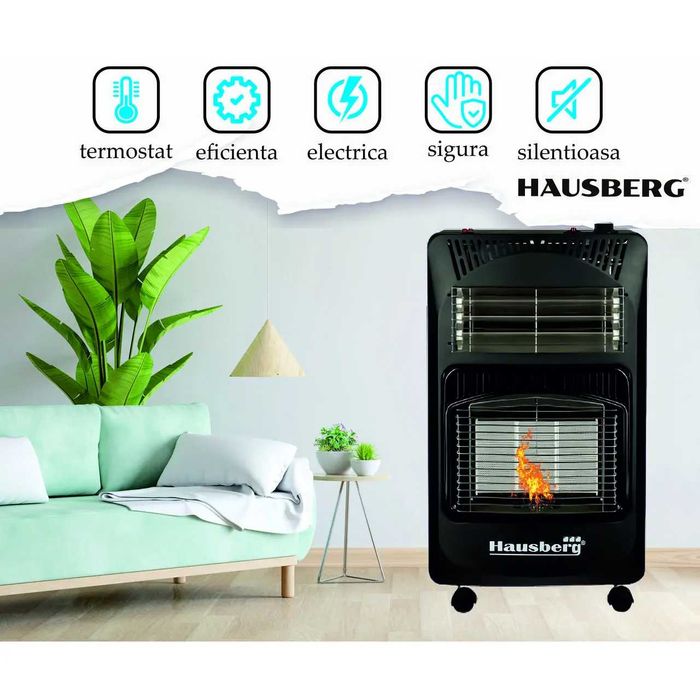 Soba Electric + GPL(butelie) Hausberg HB-1020,Aprindere Electrica/GPL