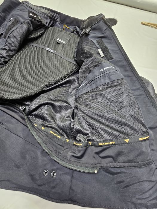 Geacă moto de vară piele +mesh Shima  56 XL-XXL