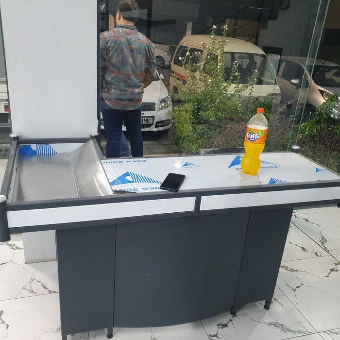 касса стол,Кассовые столы стеллажи