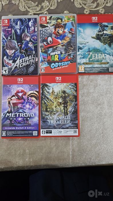 Картриджи для Nintendo switch 1&2