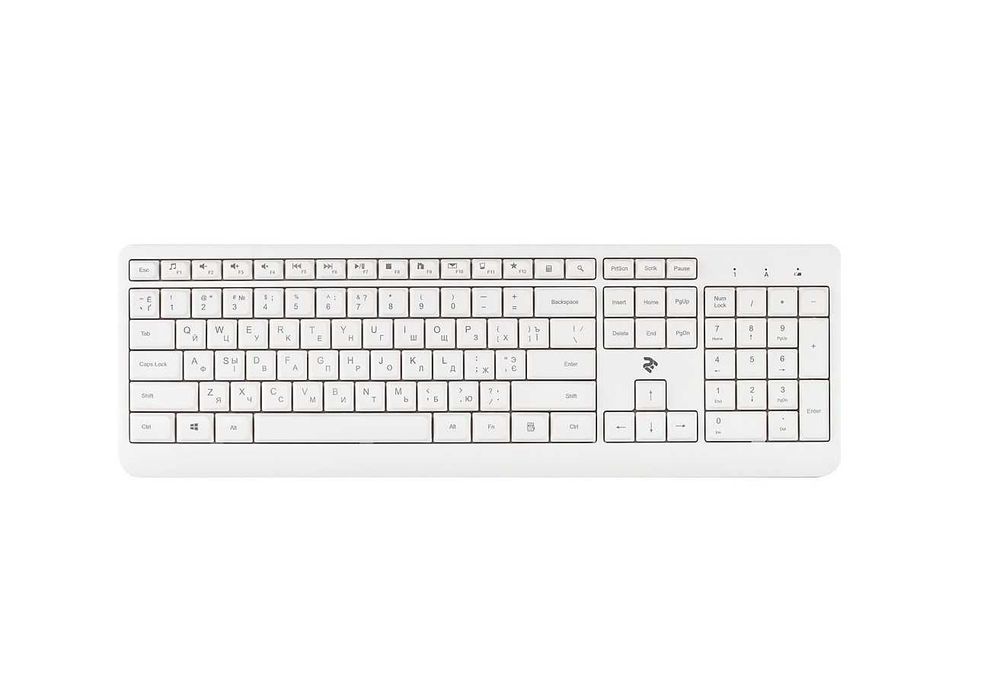 Клавиатура беспроводная 2E KS220 White