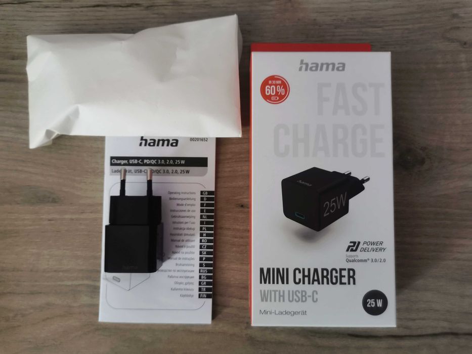 Incarcator Hama 25W USB-C PowerDelivery Qulacomm