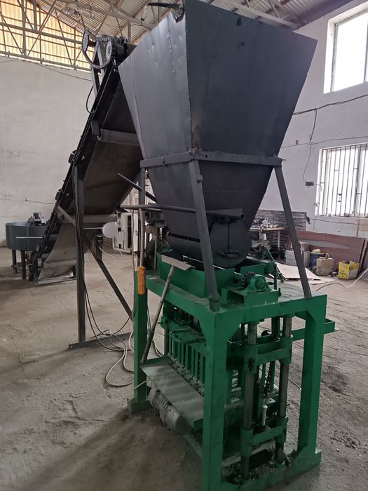 Пескоблочный станок