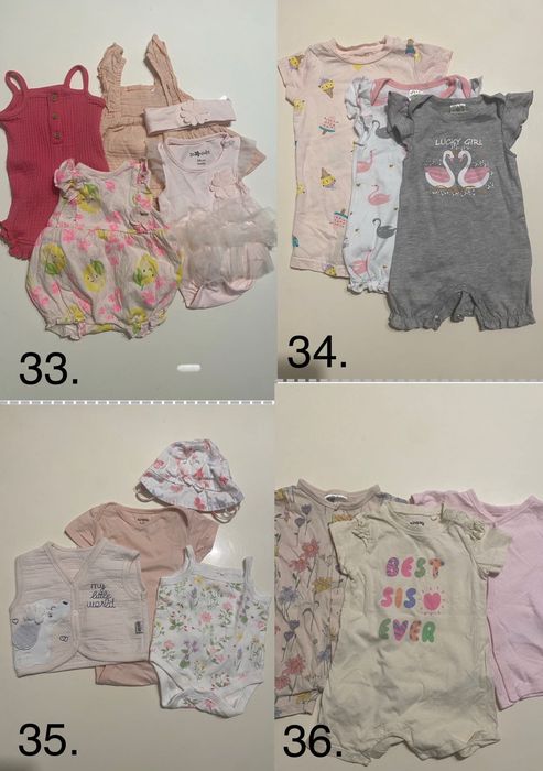 Бебешки дрешки 0-3м H&M, Mayoral, Next, Pepco, Sinsay и други