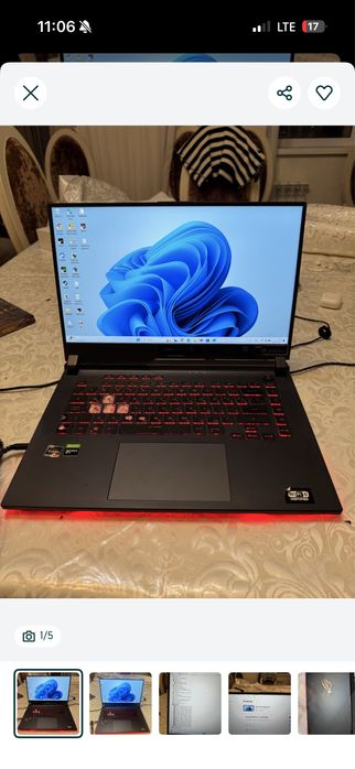 Asus Rog strix игровой ноутбук