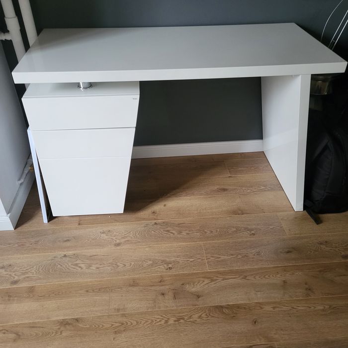 Birou Kika  120/55/76 cm, metal, material pe bază de lemn