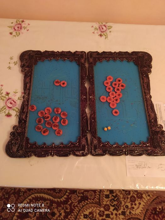 Настольные нарды. Материал Плекс