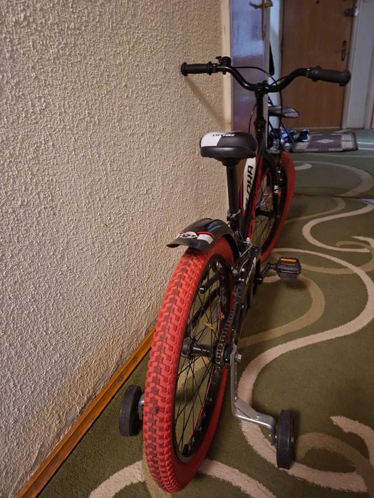 Bicicletă drag alpha 18" black-red