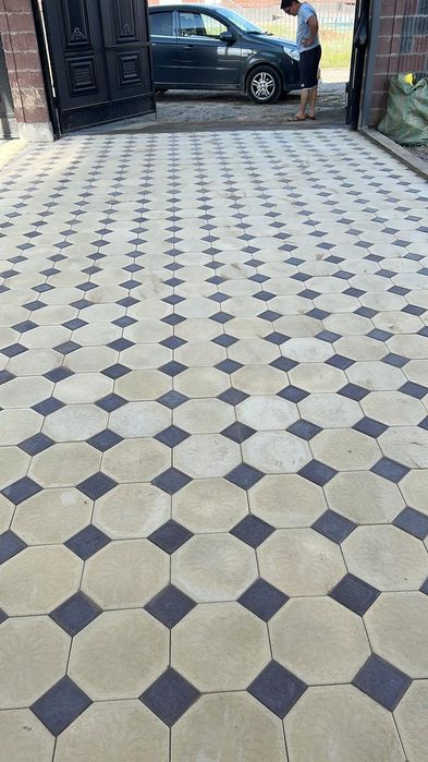 Евро брусчатка түрлері бар