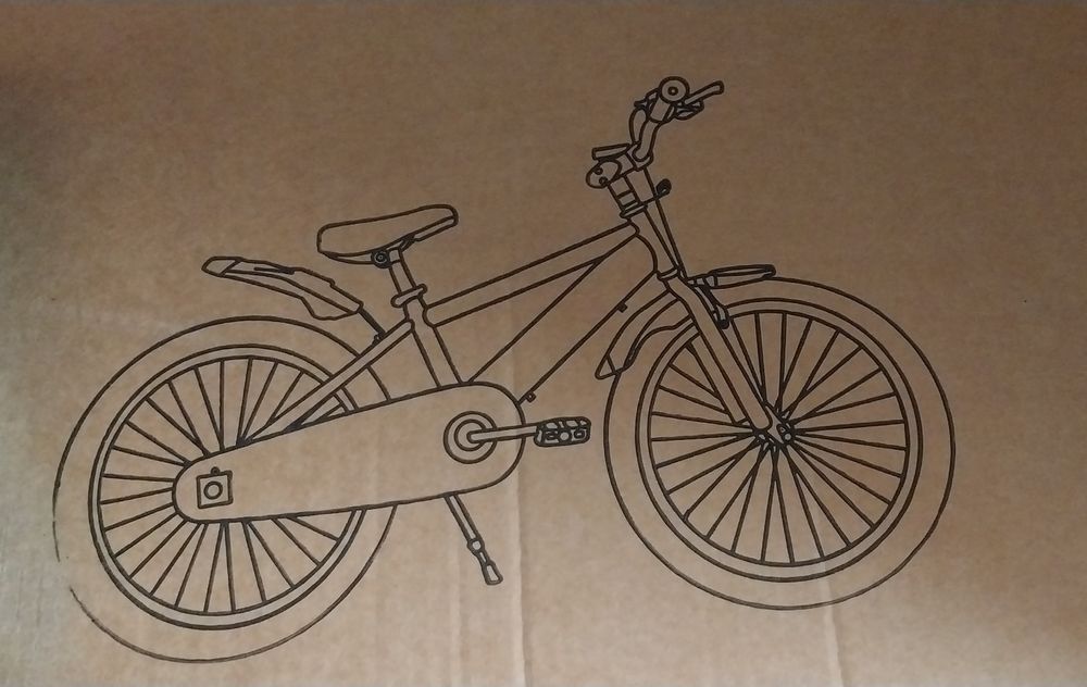 Новый срочно детский велосипед