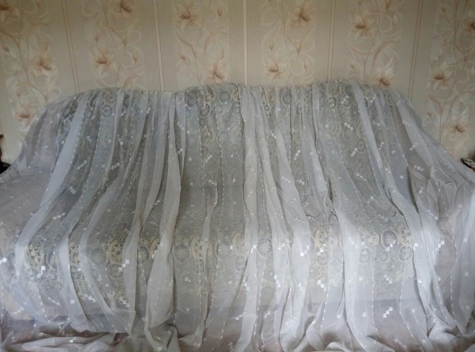 Тюль на окна,разный