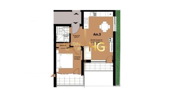 Продава се Двустаен апартамент в Варна, Победа - 62 кв.м за 1694 €/кв.м - Снимка #2