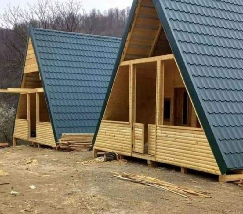 Construiesc case locuibile case din lemn Iasi • OLX.ro