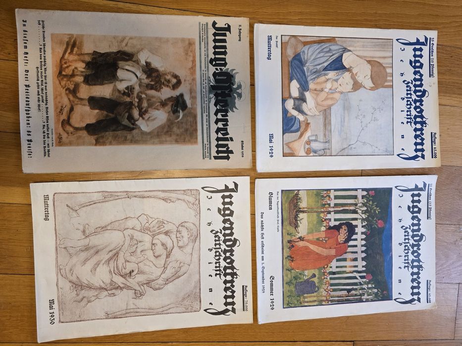 Lot 16 reviste originale 1929–1935 – Jung-Österreich & Jugendrotkreuz