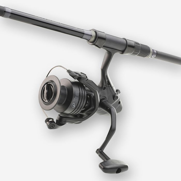 Set lansetă și mulinetă Pescuit la crap - produs resigilat Decathlon