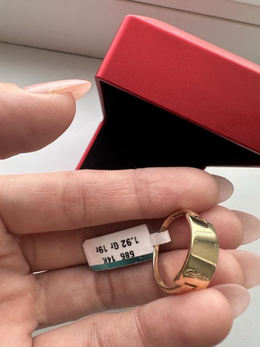 Кольцо Cartier золото