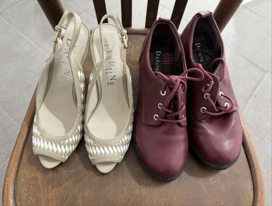 Sandale cu toc pentru femei/Ghete scurte cu platformă Mar.35